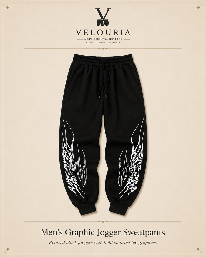 2025 Men's Gothic Print Casual Jogging Sport Pants Multifunctional Couple Pants Fashion Hip Hop Pants Comfortable Sport Pants